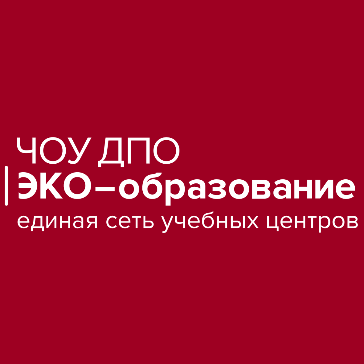 ЧОУ ДПО «ЭКО-образование» — логотип