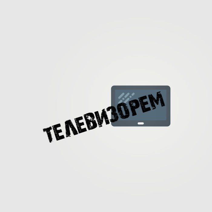 ТЕЛЕВИЗОРЕМ — логотип