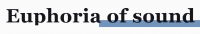 Euphoria of sound - концерт при свечах